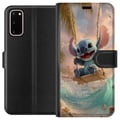 Miniatyrbilde 1 av 3: Kompatibelt Lommeboketui til Samsung Galaxy S20 Disney Stitch samlefigur blå alien