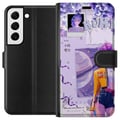 Pikkukuva 1 / 3: Yhteensopiva Lompakkokotelo Samsung Galaxy S22 5G Kpop-demoninmetsästäjät Rumi Kosminen planeetta Purppurafantasia Idoliestetiikka