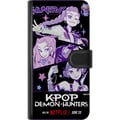 Pikkukuva 3 / 3: Yhteensopiva Lompakkokotelo Samsung Galaxy S23+ Kpop Demonien metsästäjät Huntrix Tähdet Mira Zoey Rumi Violetti Idol hehku