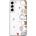 Miniatyrbilde 1 av 3: Kompatibelt Mobildeksel til Samsung Galaxy S22 5G Søte kattepoter med hjerter på hvit bakgrunn, minimalistisk kawaii-motiv for dyreelskere, mykt desi