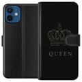 Pikkukuva 1 / 3: Yhteensopiva Lompakkokotelo Apple iPhone 12 mini Kuninkaallinen Perhonen