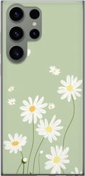 Miniatyrbillede 1 af 3: Kompatibel Mobilcover til Samsung Galaxy S23 Ultra Præstekraver - blomstret mønster i svensk sommerstil