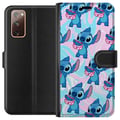 Miniatyrbillede 1 af 3: Kompatibel Tegnebogsetui til Samsung Galaxy S20 FE Stitch Retro