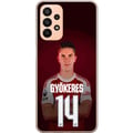 Miniatyrbilde 1 av 3: Kompatibelt Mobildeksel til Samsung Galaxy A23 Viktor Gyökeres Arsenal 14 Fotballinspirert design med Gyökeres i rød kampdrakt nummer 14