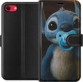 Pikkukuva 1 / 3: Yhteensopiva Lompakkokotelo Apple iPhone SE (2022) Stitch & Napp - vauvateema söpöllä hahmolla