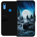 Miniatyrbilde 1 av 3: Kompatibelt Lommeboketui til Huawei Y6s (2019) Vokter om natten