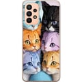 Miniatyrbillede 1 af 3: Kompatibel Mobilcover til Samsung Galaxy A23 Farverige Katte