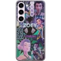 Pikkukuva 1 / 3: Yhteensopiva Puhelinkuori Samsung Galaxy S23 Kpop Demoninmetsästäjät Zoey Estetiikka Violetti Rakasta minua Mystinen Idolifiilis