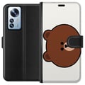 Pikkukuva 1 / 3: Yhteensopiva Lompakkokotelo Xiaomi 12 Pro line friends brown