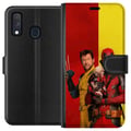Miniatyrbild 1 av 3: Kompatibelt Plånboksfodral till Samsung Galaxy A40 Deadpool & Wolverine