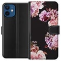 Pikkukuva 1 / 3: Yhteensopiva Lompakkokotelo Apple iPhone 12 mini Kukat