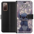 Pikkukuva 1 / 3: Yhteensopiva Lompakkokotelo Samsung Galaxy S20 FE Stitch perhosten kanssa söpö Disney kawaii sininen avaruusolento perhoset maaginen pastellinen unen