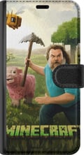 Miniatyrbild 3 av 3: Kompatibelt Plånboksfodral till Samsung Galaxy A52s 5G A Minecraft Movie