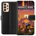 Miniatyrbild 1 av 3: Kompatibelt Plånboksfodral till Samsung Galaxy A33 5G Minecraft Pixel Block Byggspel