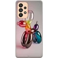 Miniatyrbilde 1 av 3: Kompatibelt Mobildeksel til Samsung Galaxy A53 5G Balloon Pup fargerik ballonghund i pop art-glassstil, regnbuefarger og moderne trendy design