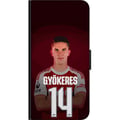 Miniatyrbilde 2 av 2: Kompatibelt Lommeboketui til Samsung Galaxy A03s Viktor Gyökeres Arsenal 14 Fotballinspirert design med Gyökeres i rød kampdrakt nummer 14