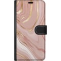 Miniatyrbilde 3 av 3: Kompatibelt Lommeboketui til Apple iPhone 16e Marmor Rosa
