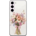 Pikkukuva 1 / 3: Yhteensopiva Puhelinkuori Samsung Galaxy S23+ Kännykkäkuori värikkäällä kukkakimpulla romanttisessa tyylissä