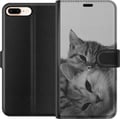 Miniatyrbild 1 av 3: Kompatibelt Plånboksfodral till Apple iPhone 8 Plus Katt Hjärta