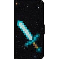 Miniatyrbild 2 av 2: Kompatibelt Plånboksfodral till Samsung Galaxy A20s Minecraft Svärd