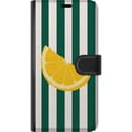 Miniatyrbild 3 av 3: Kompatibelt Plånboksfodral till Samsung Galaxy A52s 5G Citron citrus lemon pattern gul frukt köksdekor sommar print retro stil inredning tapet fresh
