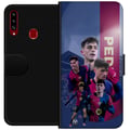 Miniatyrbild 1 av 2: Kompatibelt Plånboksfodral till Samsung Galaxy A20s Pedri Barcelona Spanien fotboll mittfältare ung talang teknisk skicklig spelare med stark utveckl