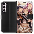 Pikkukuva 1 / 3: Yhteensopiva Lompakkokotelo Samsung Galaxy S23+ K-Pop Demon Huntersin kultainen ja musta anime-trio – voimakas K-pop-henkinen e-urheiludesign yksityi