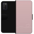 Miniatyrbilde 1 av 2: Kompatibelt Lommeboketui til Samsung Galaxy A03s Rosa Hjärna Design