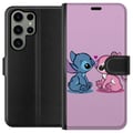 Miniatyrbild 1 av 3: Kompatibelt Plånboksfodral till Samsung Galaxy S23 Ultra lilo & stitch 2025