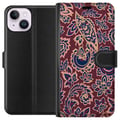 Pikkukuva 1 / 3: Yhteensopiva Lompakkokotelo Apple iPhone 14 Paisley itämainen kuvio boho intialainen kuvio vintage koristeet kukat retro tekstiili tapetti koristelu