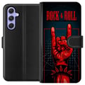 Miniatyrbilde 1 av 3: Kompatibelt Lommeboketui til Samsung Galaxy A54 Rock & Roll-design