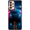 Pikkukuva 1 / 3: Yhteensopiva Puhelinkuori Samsung Galaxy A33 5G Neon Urheiluauto Kilpa-ajo Drift Nopea