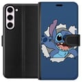 Pikkukuva 1 / 3: Yhteensopiva Lompakkokotelo Samsung Galaxy S23+ Disney Stitch Lilo ja Stitch sininen hahmo söpö alien kawaii sarjakuvahahmo hauska juliste retro desi