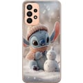 Miniatyrbilde 1 av 3: Kompatibelt Mobildeksel til Samsung Galaxy A23 Stitch snømann vinter søt blå alien kawaii jul koselig snø søt høytid bedårende plakat
