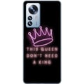 Pikkukuva 1 / 3: Yhteensopiva Puhelinkuori Xiaomi 12 Pro Kuningatar Lainaus Tyttövoima Feministi