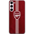 Pikkukuva 1 / 3: Yhteensopiva Puhelinkuori Samsung Galaxy S23+ Arsenal Emblem Fotboll Premier League Klubbmärke Röd Vit