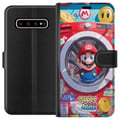 Miniatyrbillede 1 af 3: Kompatibel Tegnebogsetui til Samsung Galaxy S10+ Mario