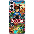 Pikkukuva 1 / 3: Yhteensopiva Puhelinkuori Samsung Galaxy S23+ Roblox-universumi, jossa on pelihahmoja, toiminnantäyteisiä seikkailuja ja lentäviä ajoneuvoja