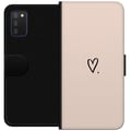 Miniatyrbillede 1 af 2: Kompatibel Tegnebogsetui til Samsung Galaxy A03s Hjerte