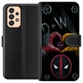 Pikkukuva 1 / 3: Yhteensopiva Lompakkokotelo Samsung Galaxy A33 5G Deadpool & Wolverine Rakkaus