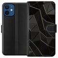 Miniatyrbillede 1 af 3: Kompatibel Tegnebogsetui til Apple iPhone 12 Midnat