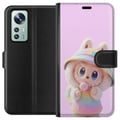 Pikkukuva 1 / 3: Yhteensopiva Lompakkokotelo Xiaomi 12 Rainbow Bunny Cutie – suloinen pastellisävyinen kuva, jossa söpö hahmo hupparissa