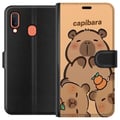 Pikkukuva 1 / 2: Yhteensopiva Lompakkokotelo Samsung Galaxy A20e Capybara kawaii söpö figuuri keräilyesine