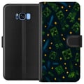 Miniatyrbild 1 av 2: Kompatibelt Plånboksfodral till Samsung Galaxy S8 Minecraft Dungeons Mob