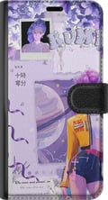 Pikkukuva 3 / 3: Yhteensopiva Lompakkokotelo Samsung Galaxy A53 5G Kpop-demoninmetsästäjät Rumi Kosminen planeetta Purppurafantasia Idoliestetiikka