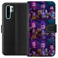 Miniatyrbillede 1 af 3: Kompatibel Tegnebogsetui til Huawei P30 Pro Samlerfigur KPop Demon Hunters mørk stil