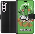 Miniatyrbilde 1 av 3: Kompatibelt Lommeboketui til Samsung Galaxy S23+ Minecraft Boom