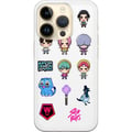 Pikkukuva 1 / 3: Yhteensopiva Puhelinkuori Apple iPhone 14 Pro Kpop Demonien Metsästäjät Chibi Söpöt Idolitem Anime Tyyli Sarjakuva Kawaii Taide