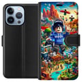 Miniatyrbillede 1 af 4: Kompatibel Tegnebogsetui til Apple iPhone 13 Pro Stor, detaljeret Roblox-verden fyldt med karakterer, eventyr og farverige miljøer