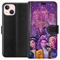 Pikkukuva 1 / 3: Yhteensopiva Lompakkokotelo Apple iPhone 13 mini K-pop-demonien metsästäjät Zoey Mira Aya Yhdistynyt Tähtitaika Kosminen Energia